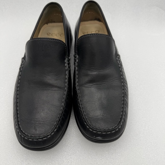 Ecco Black Leather Loafers - Picture 3 of 8